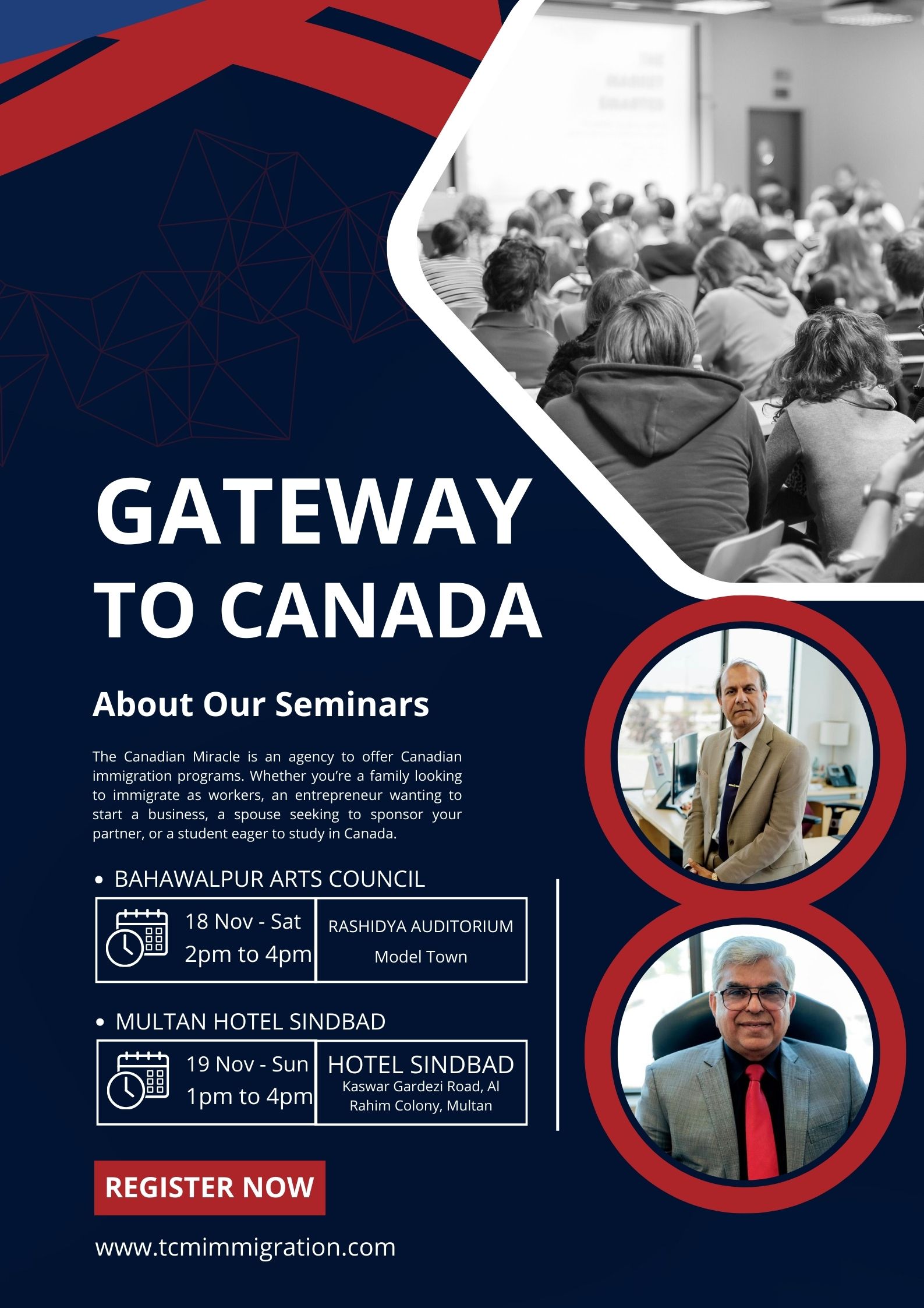 Events in pakistan for canada migration